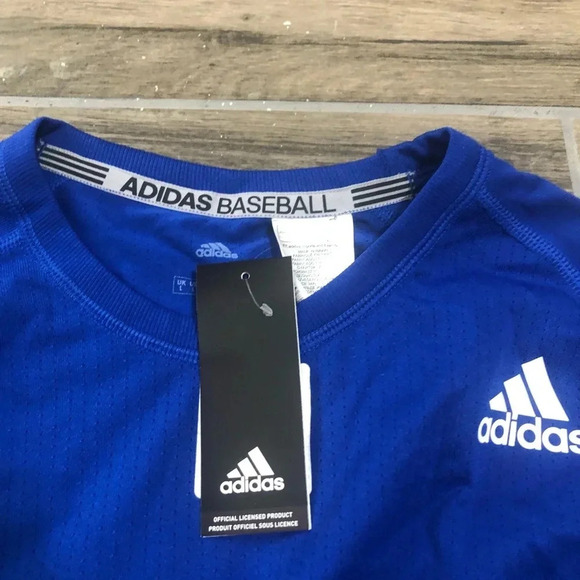 NWT Adidas baseball base layer top Sportswear - Picture 4 of 4